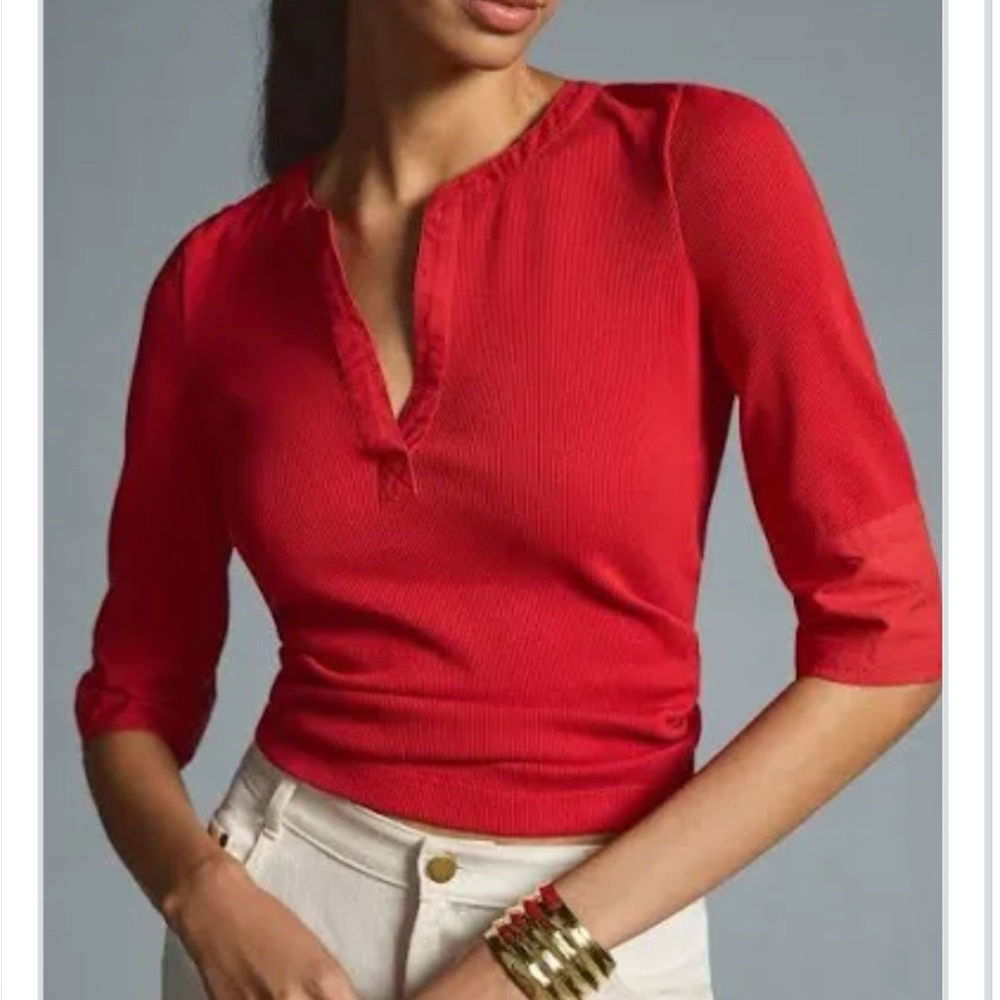 Maeve 3/4 length cuff sleeve top